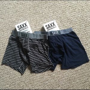 Lot of 2 Saxx Luxury Boxer Briefs (small)